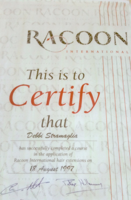 Hair Extensions Certificate
