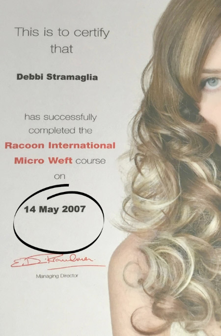 Hair Extensions Certificate